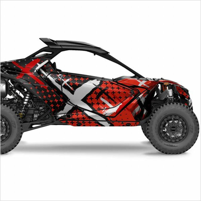 X-Design Red XL Version for Can-Am Maverick R 2 Doors